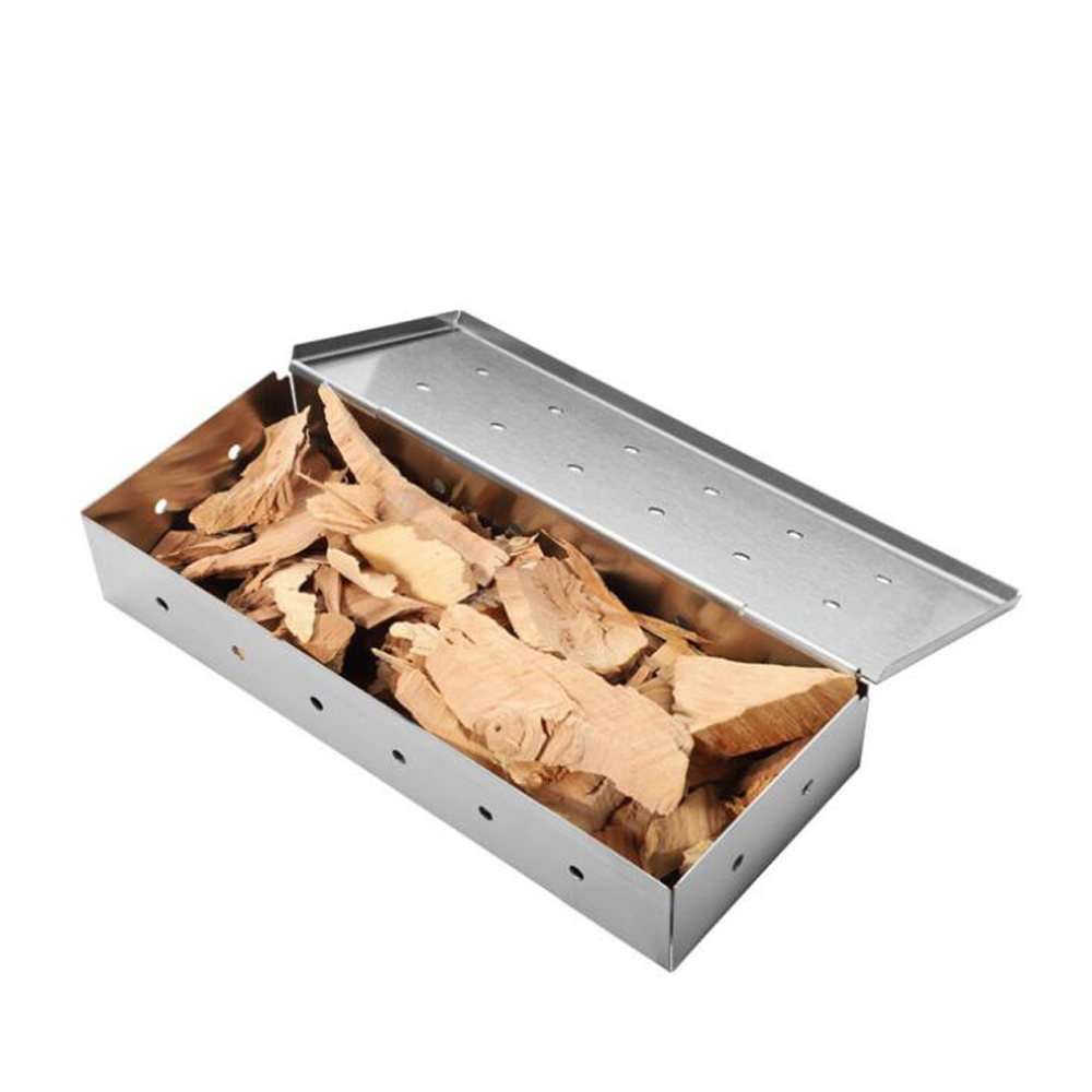 Smoker Box Wood Chip - Scatola per affumicatore di trucioli di