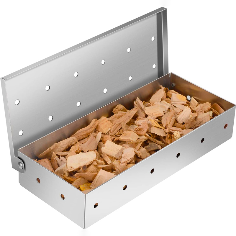 Smoker Box Wood Chip - Scatola Affumicatrice in Acciaio Inossidabile per
