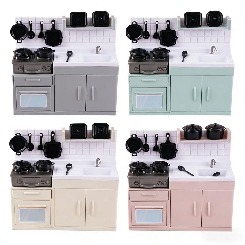 Home Cooking Channel - Set di Miniature di Fornelli per