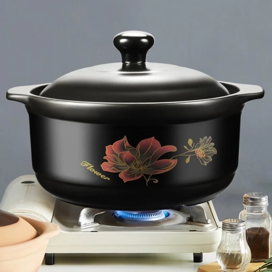 Home Cooking Channel - Pentola in Ceramica Cinese Antiaderente per